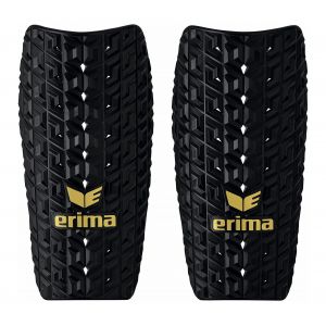 Erima Evo Flex Protections de Football Unisex-Adult, Noir/Or, S