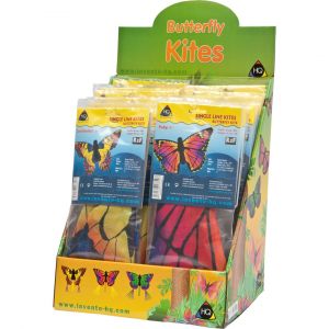 HQ Kites Cerf-volant Butterfly Display (x18)