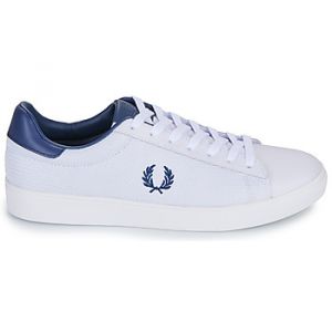 Image de Fred Perry Baskets basses SPENCER MESH / LEATHER Blanc - Taille 42,43