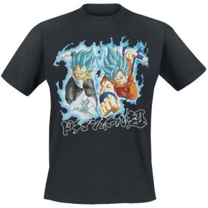 Abystyle Dragon Ball Super T-Shirt Goku & Vegeta Noir Homme, M