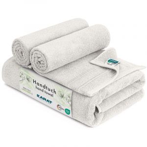 Serviette Bay Doux, absorbant et polyvalent Blanc 70 x 140 cm