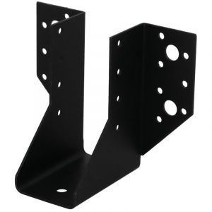 Suki Sabot de charpente universel acier zingue noir Magnodur 45x107x78x35