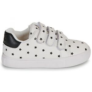 Bonton Baskets basses enfant BASIL SCRATCH Blanc - Taille 36,22,23,24,25,26,27,28,29,30,31,32,33,34,35