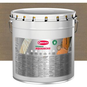 Owatrol Saturateur bois à l'eau AQUADECKS Gris graphite (ow42) 20 litres - Gris graphite (ow42)