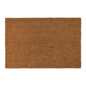 Je Cherche une Id&eacute;e TX0177, Tapis Brossant en Coco 40x60 cm-Textile d'Int&eacute;rieur Antid&eacute;rapant, Design Marron Classique, Durable et Facile &agrave; Entretenir pour Entr&eacute;e Accueillante, V&eacute;g&eacute;tal-Fibre