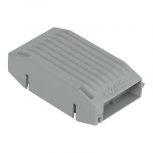 Wago Gelbox pour conducteurs - Sans bornes de raccordement - Connexion traversante - Taille 1 - Gris