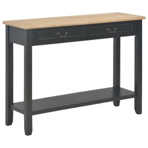 Image de VidaXL Table console Noir 110x35x80 cm Bois