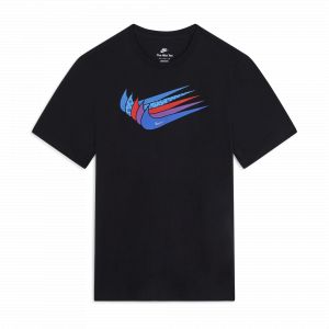 Nike T shirt sportswear swoosh noir bleu s