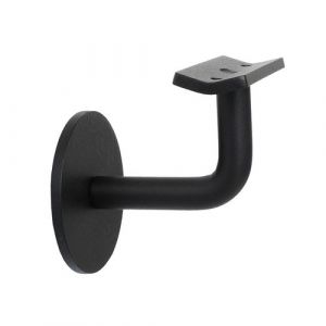 Support de main courante noir Montage en aveugle