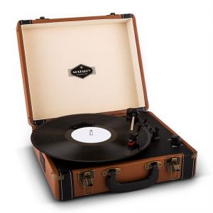 Auna Jerry Lee - Platine vinyle rétro LP USB