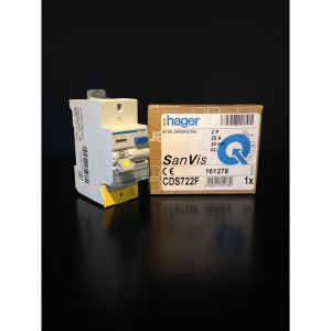 Image de Hager Interrupteur différentiel 25A SanVis AC 2P 30mA