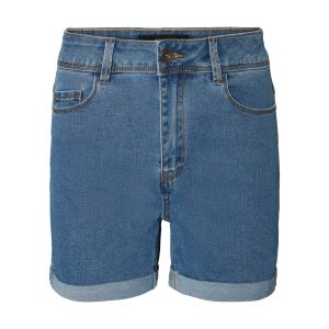 Image de Vero Moda NOS Vmhot Seven Nw DNM Fold Shorts Mix Noos, Bleu Blue Denim, 40 (Taille Fabricant: Medium) Femme