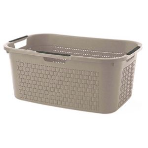 Sundis Panier à linge COUNTRY taupe 40L