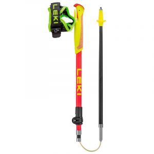 Leki Ultratrail FX Junior - Btons trail Natural Carbon - Bright Red - Neon Yellow 95 - 110 cm