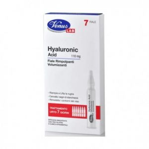 Venus Lab 7 Flacons Acide Hyaluronique Repulpants et Volumisants 110 mg