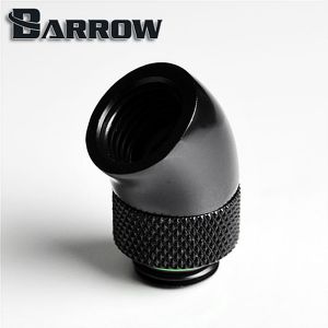 Image de Barrow Embout à 45° rotatif pour tube rigide de 12mm - Noir