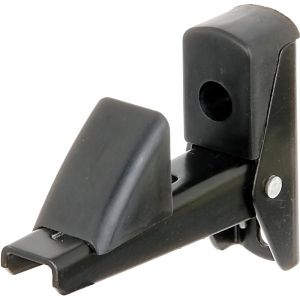 Alberts 864675 Arr&ecirc;t de volet | fermeture automatique | aluminium, laqu&eacute; en noir | &Eacute;cartement arr&ecirc;t - platine 15-50 mm | kit de 10