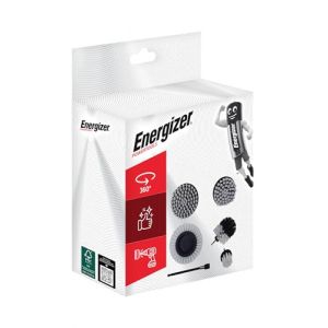 Energizer Set Brosse Nettoyage Perceuse 6PCS Brosse Perceuse Voiture, Nettoyage, Jantes, Carrelage Tapis, Baignoire, Cuisine, Toilettes, Sol - Rallonge Pratique Incluse