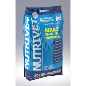 Image de Nutrivet SUPER PREMIUM Croquettes chien adulte 26/15 race moyenne