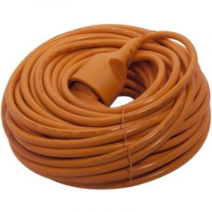 Chacon Rallonge -prolongateur ho5vvf 3 x 1,5 mm&sup2; 20 m - orange