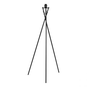 Pied de lampadaire 1xE27 Max.40W Métal Noir Câble PVC noir