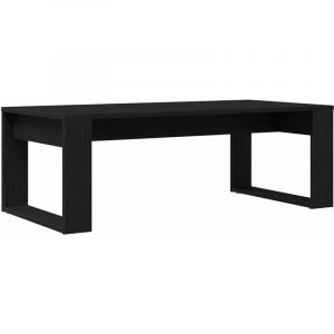 VidaXL Table Basse Chêne noir 102 x 50 x 35 cm Bois d'ingénierie