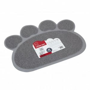 M pets Tapis sortie maison de toilette Paw - Pour chat - 60x45cm