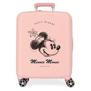 Disney pour femme. Valise cabine Disney Minnie you are magic 55 cm pin