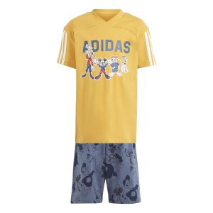 Adidas Ensemble t-shirt x Disney Mickey Mouse - Preloved Yellow / Off White, Preloved Yellow / Off White - Taille 4-5A