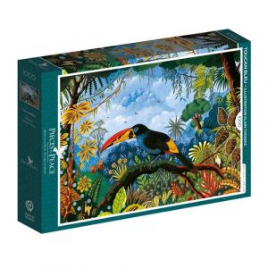 Alize Puzzle 1000 pièces Pieces & Peace Toucan bleu