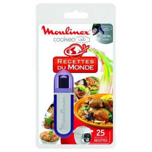 Moulinex XA600111 - Cl&eacute; USB Cookeo 25 recettes du monde