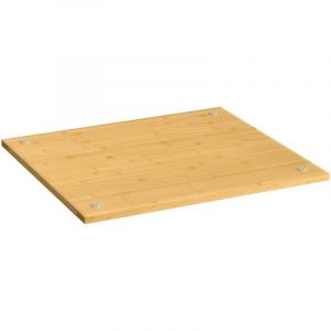 VidaXL Couvercle de cuisinière 50x56x1,5 cm bambou Brun