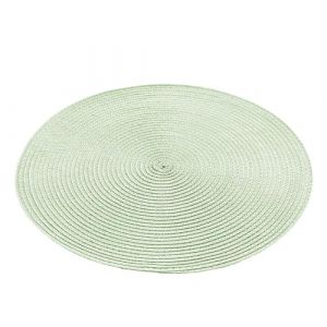 Douceur d'Intérieur, Set de Table (Diamètre 35 cm) Zebulon Opale, Polypropylène