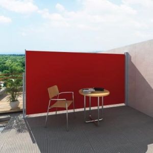 Image de VidaXL Paravent Store vertical Patio Terrasse 180 x 300 cm Rouge