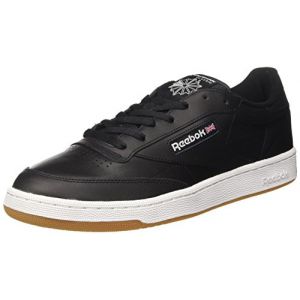 Image de Reebok Club C 85, Sneakers Basses Homme, Noir (Int-Black/White-Gum), 45 EU