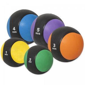 Gorilla Sports Médecine balls en caoutchouc - De 1 à 10 KG - Poids : LOT DE 15 KG - Longueur : LOT DE 15 KG