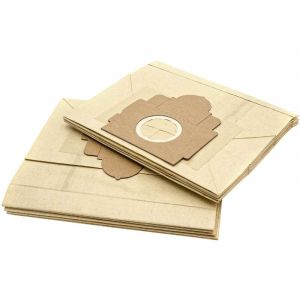 Vhbw 10x Sacs compatible avec Moulinex Power Clean Ascot 1600 aspirateur - papier, 22,5cm x 20,5cm, couleur sable