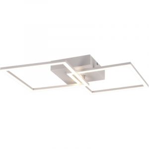 Reality Leuchten Reality LED Plafonnier Trail R64492131, Métal Blanc mat, avec LED 20 Watt