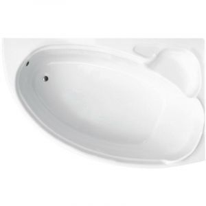 Azura home design Baignoire d'angle NOVA 140-155-170cm Droite avec tablier - Dimensions: 140cm