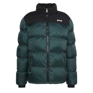 Schott Doudoune empiècement et broderie