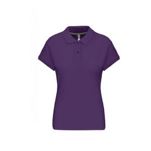 Kariban Polo de travail femme 100% coton Violet 3XL