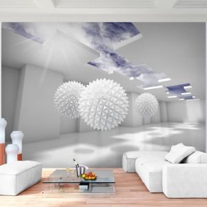 Runa art Papier Peint Intissé Tapisserie 3D Abstrait 352x250 cm (8,8 M2) - 8 Bandes Faciles à Coller 9182011b