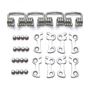 HT Components Kit de conversion BMX T2 SX argent