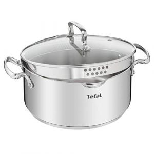Tefal DUETTO+ G7194655 CACEROLA &Eacute;RABLE INOXIDABLE