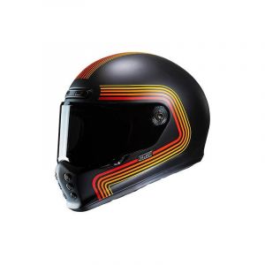 HJC Casque int&eacute;gral V10 Foni MC1SF noir/jaune/rouge- XS