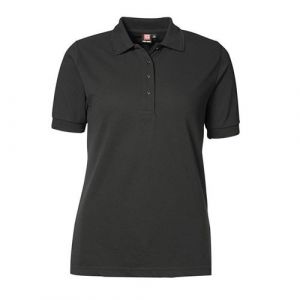 Id Pro - Polo uni (coupe régulière) - Femme (L) (Noir) - UT 112