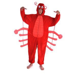 Chaks C1071180 - Déguisement peluche homard 180 cm