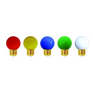 Girard sudron Lot de 5 ampoules led E27 étanches pour guirlande décorative (4 kits) - Kit guirlande - Kit Classic