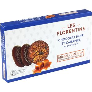 Biscuits Florentins Chocolat/caramel Chocolatier Chatillon - La Boite De 100g