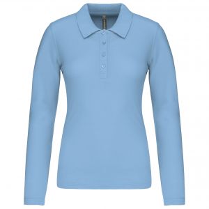 Kariban Polo femme manches longues Piqué